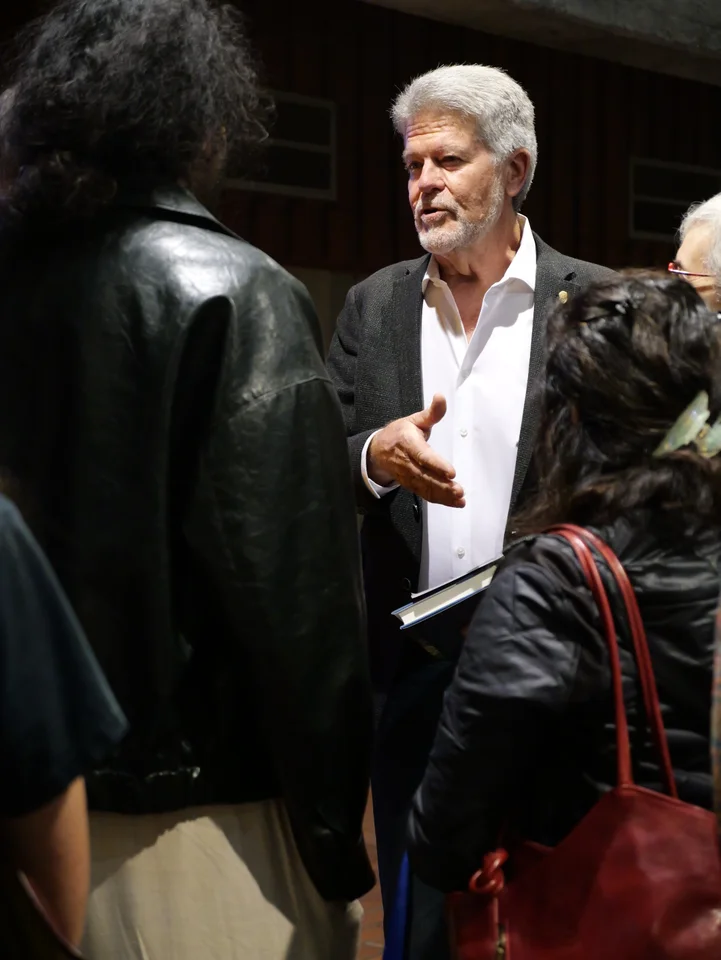 "Michael Pollan & Christof Koch: A Journey into Consciousness" at Zellerbach Hall at UC Berkeley. — photo 19