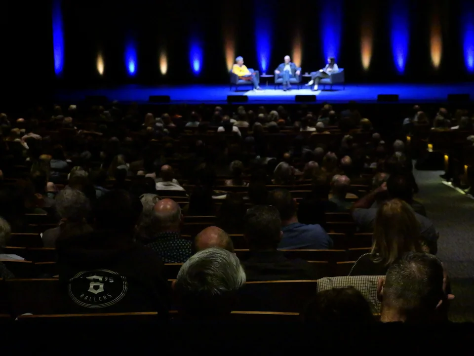 "Michael Pollan & Christof Koch: A Journey into Consciousness" at Zellerbach Hall at UC Berkeley. — photo 7